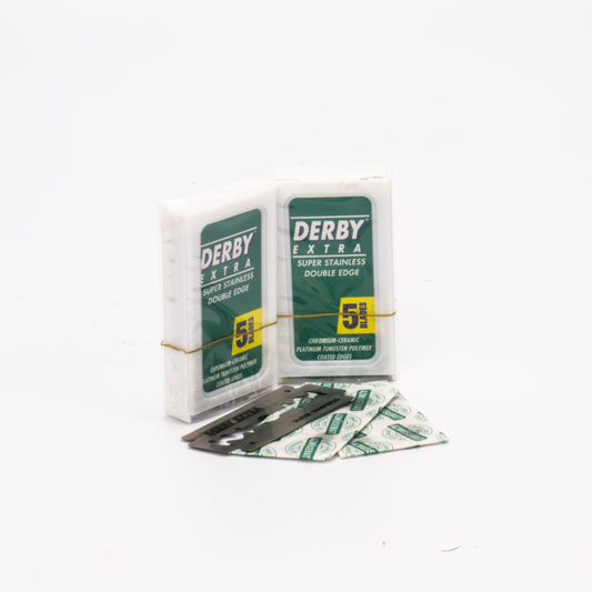 Derby Extra Double Edged Razor Blades.